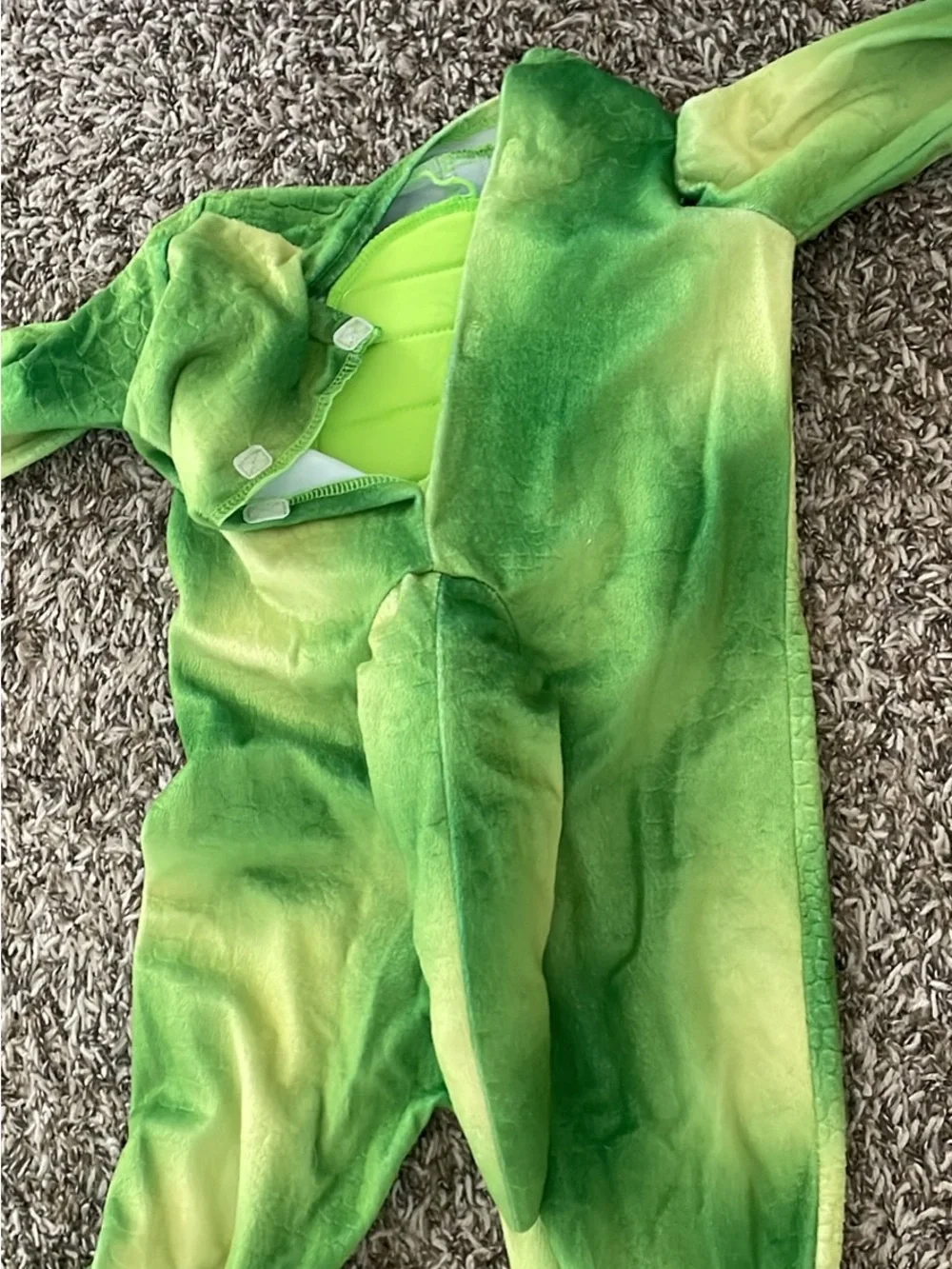 2T Lil Dino Green Dinosaur Costume